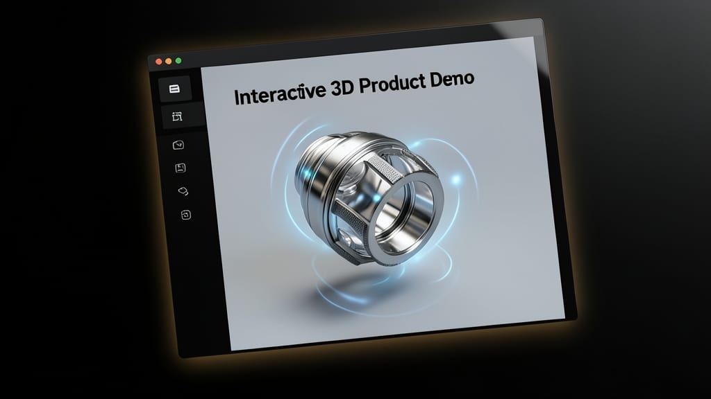 3D Product Showcase Presentation Template
