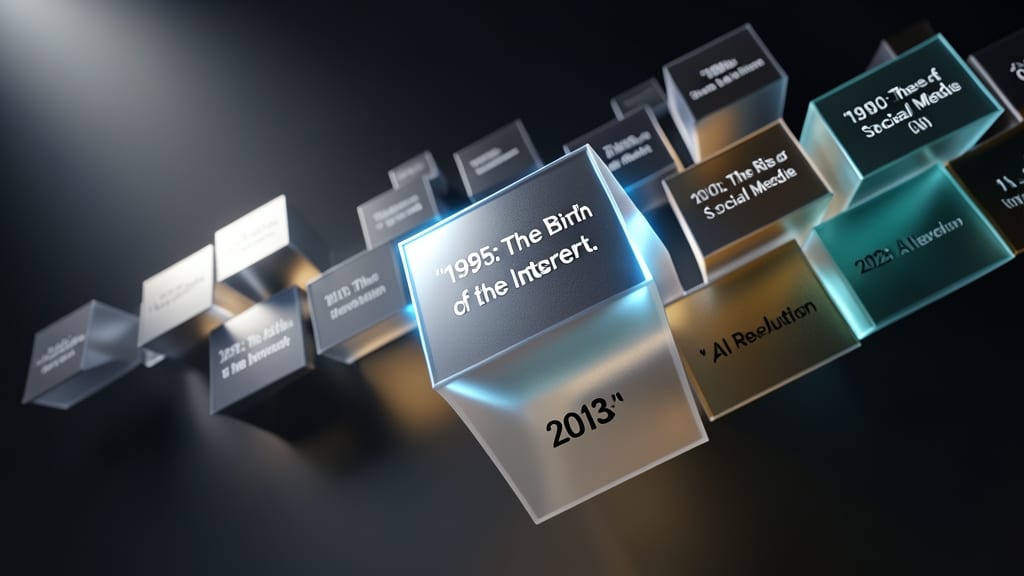 Interactive 3D Timeline Presentation Template
