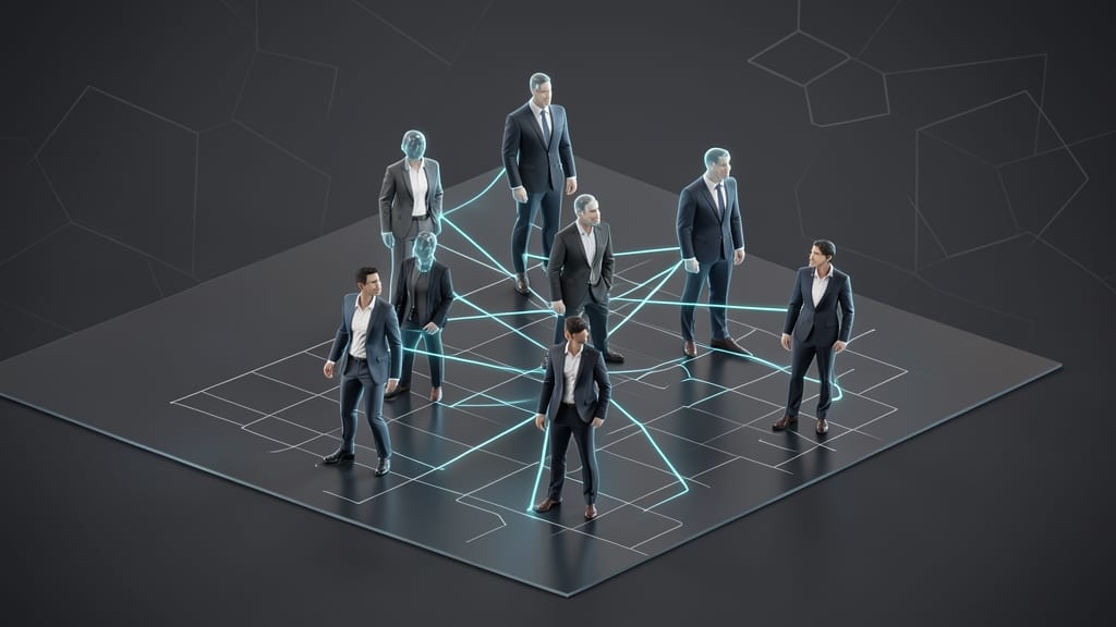 3D Organizational Chart Template