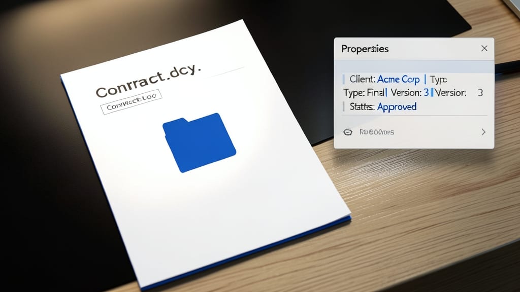 Metadata Tags Over Filenames for Complex Projects