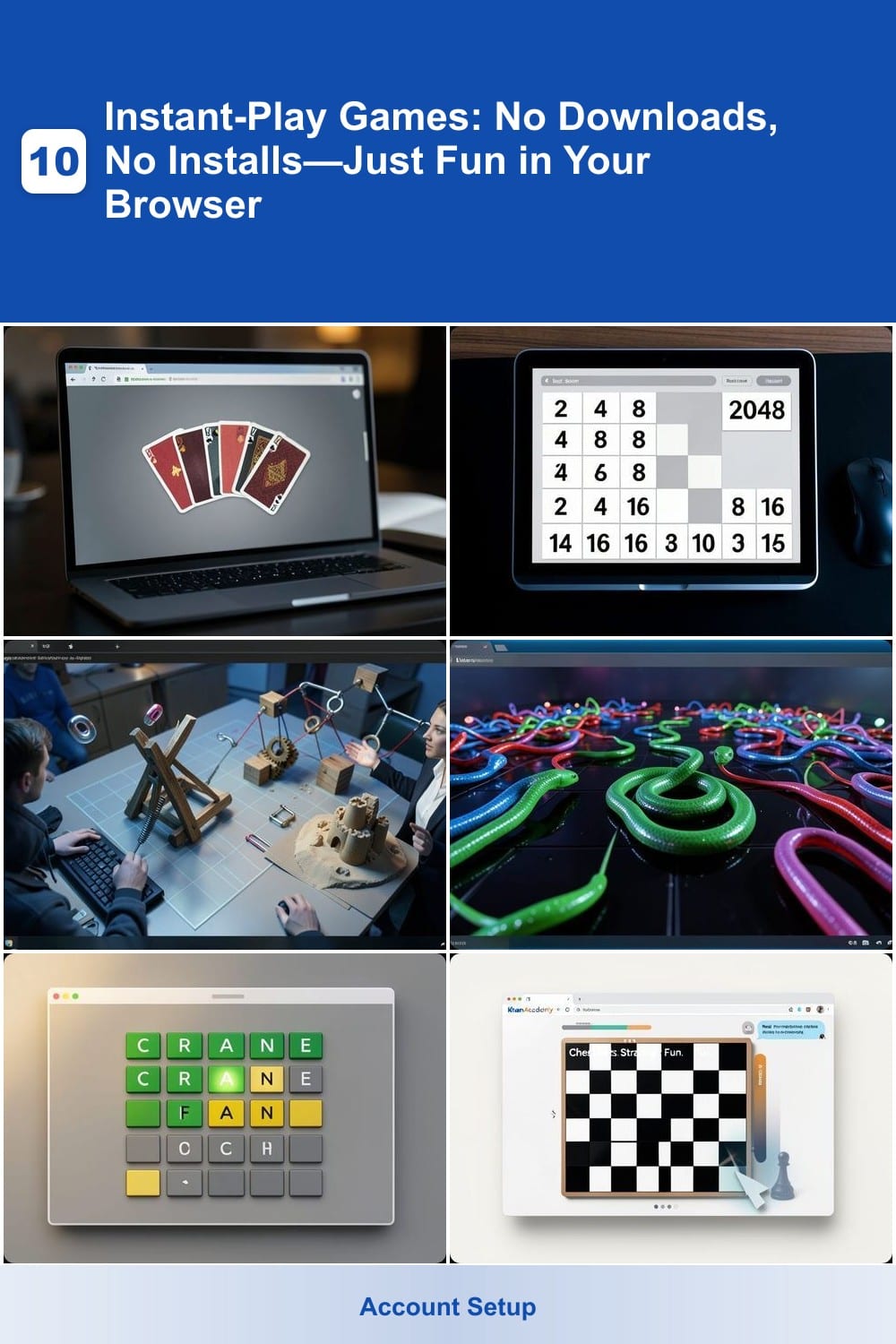 10 Instant-Play Games: No Downloads, No Installs—Just Fun in Your Browser