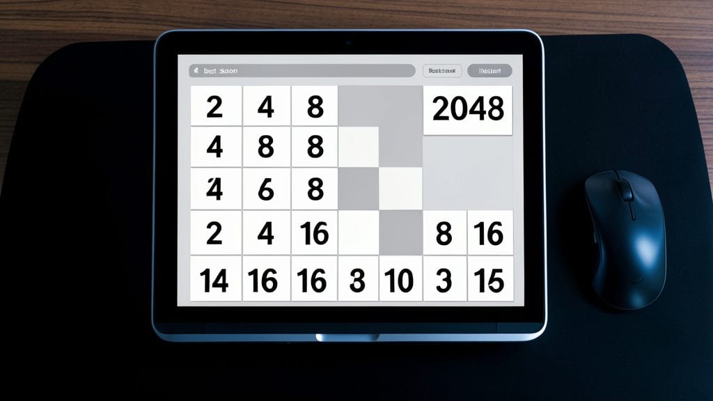 2048 Tile Puzzle Game