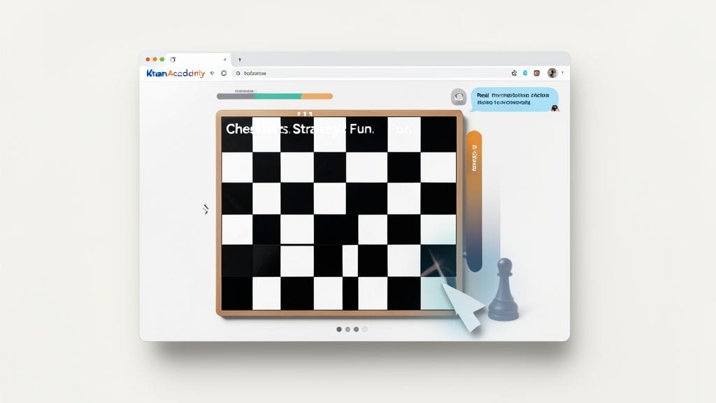 Khan Academy's Checkers Game